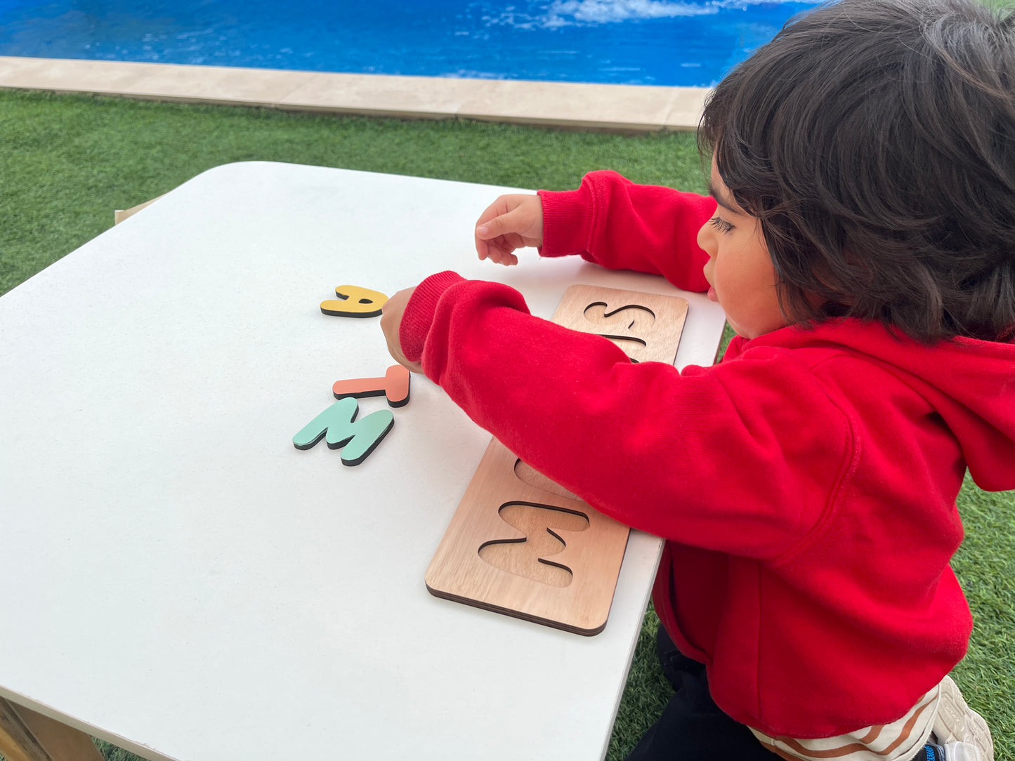 Puzzle de Madera con Nombre Personalizado para Niños – Juguete Educativo y Decorativo