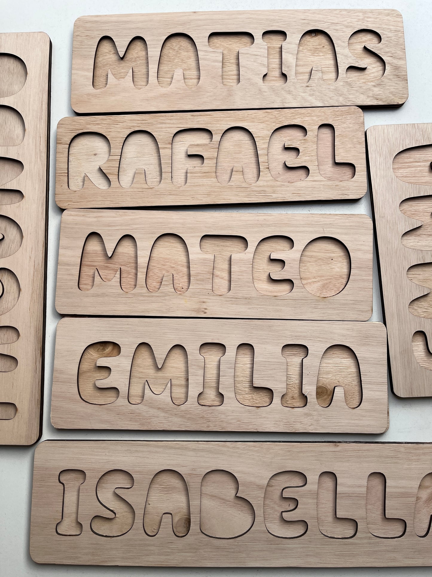 Puzzle de Madera con Nombre Personalizado para Niños – Juguete Educativo y Decorativo
