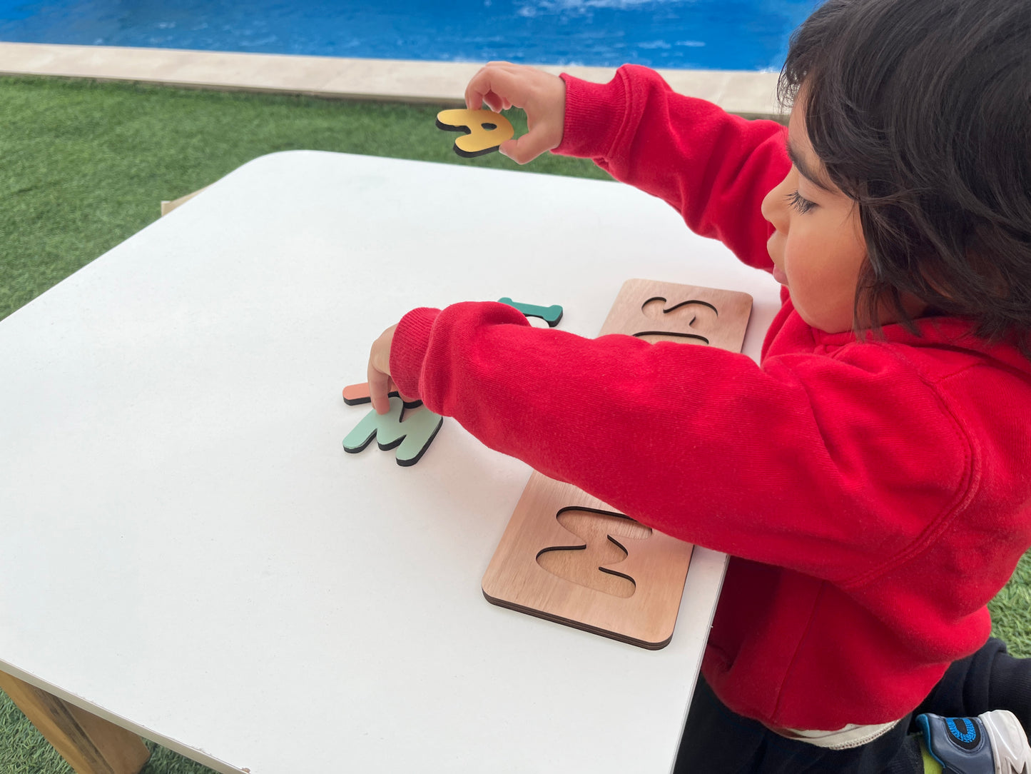 Puzzle de Madera con Nombre Personalizado para Niños – Juguete Educativo y Decorativo